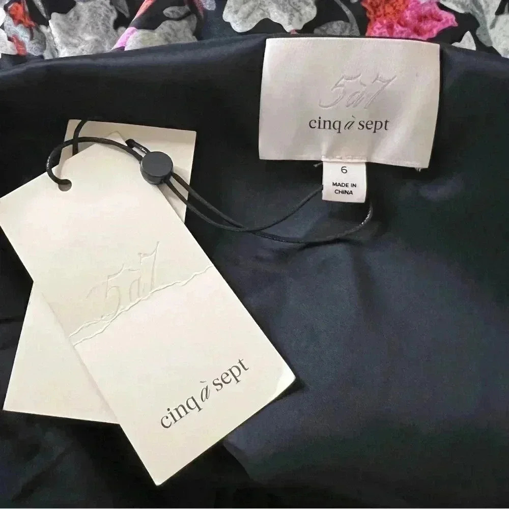 NWT Cinq e Sept Whitney Dress - Picture 5 of 10